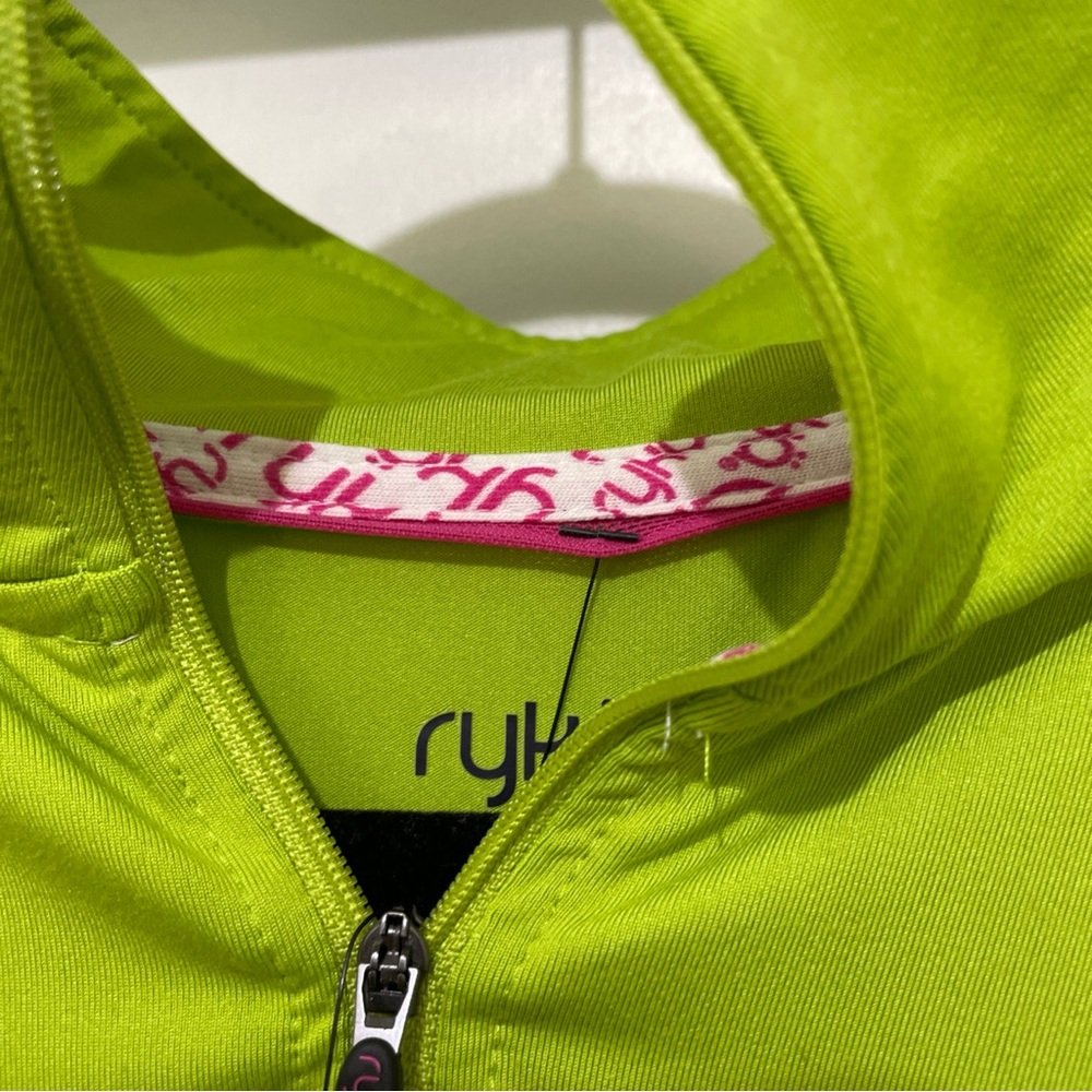 New with tags size 3X  Ryka women’s lime green partial zip track jacket. - Picture 7 of 16